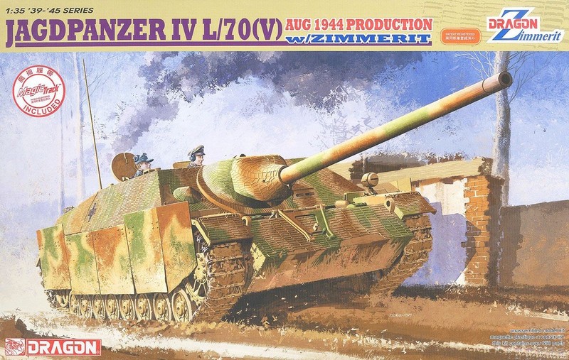 6589  техника и вооружение  САУ Jagdpanzer IV L/70(V) w/Zimmerit (1:35)
