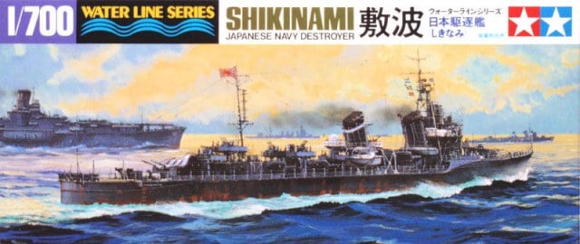 31408  флот  Японский миноносец Shikinami  (1:700)