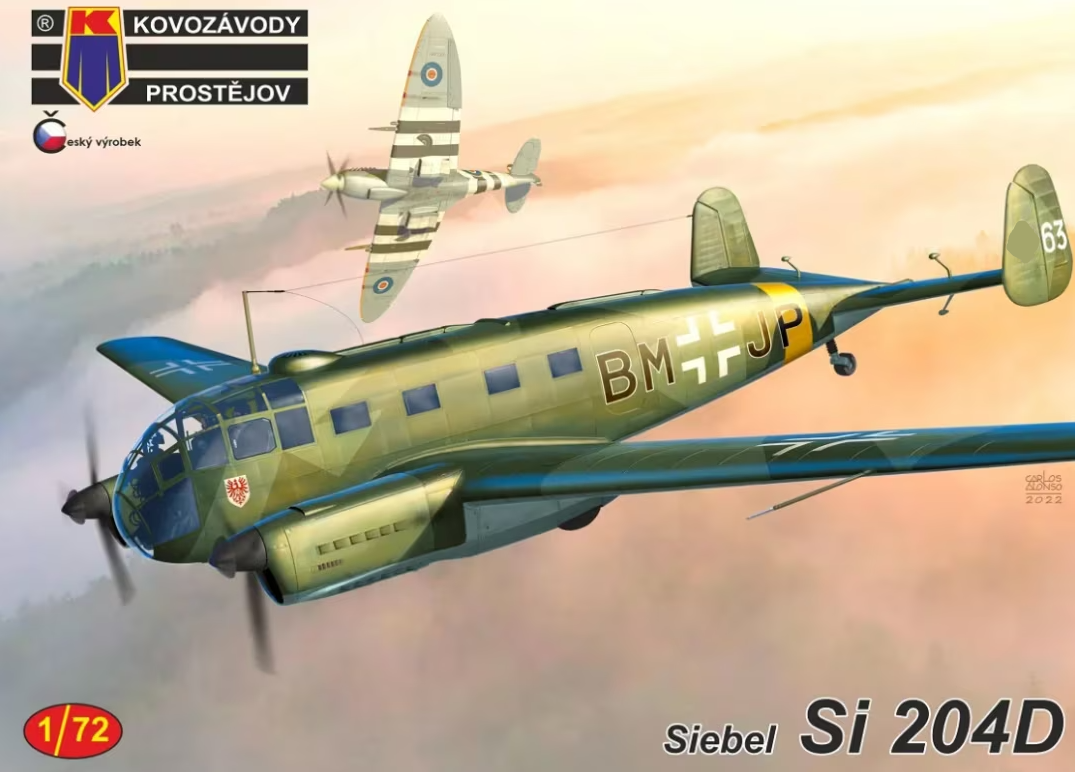 KPM0331  авиация  Siebel Si 204D  (1:72)