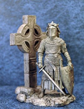 54-32  миниатюра  Шотландский рыцарь, 13 век