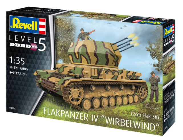 03296  техника и вооружение  Flakpanzer IV Wirbelwind  (1:35)