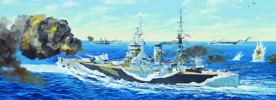 03709  флот  HMS Rodney (1:200)