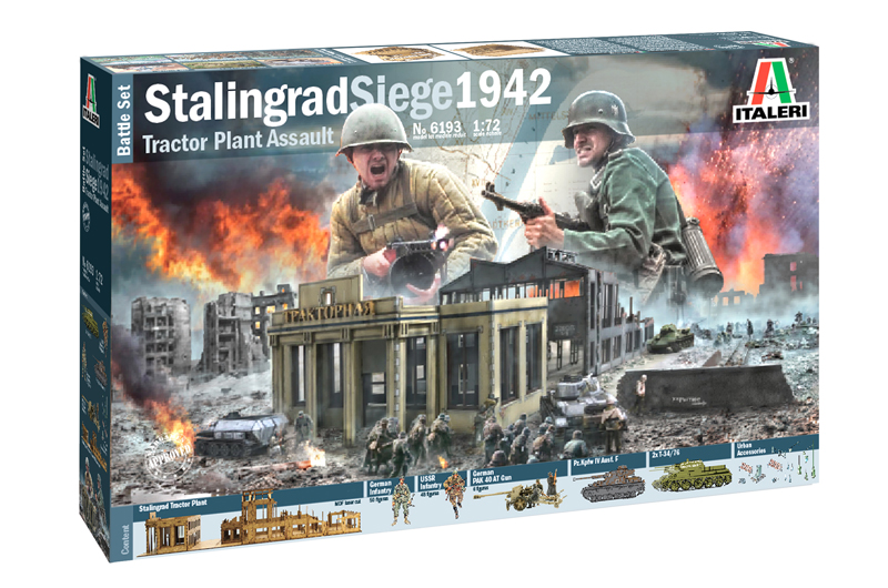 6193  наборы для диорам  STALINGRAD SIEGE 1942 - BATTLE SET  (1:72)