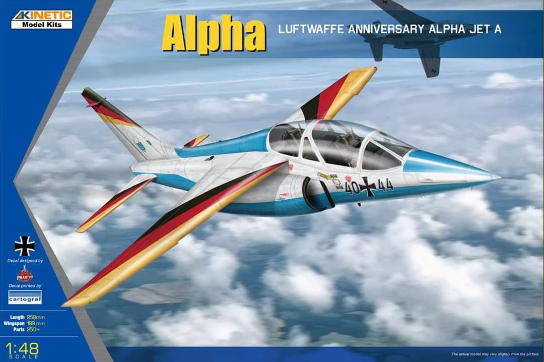 K48087  авиация  Luftwaffe Anniversary Alpha Jet A Alpha  (1:48)