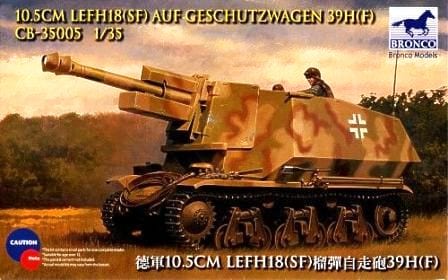 CB35005  техника и вооружение  САУ  10.5cm leFH18(SF) auf Geschutzwagen 39H(F) (1:35)