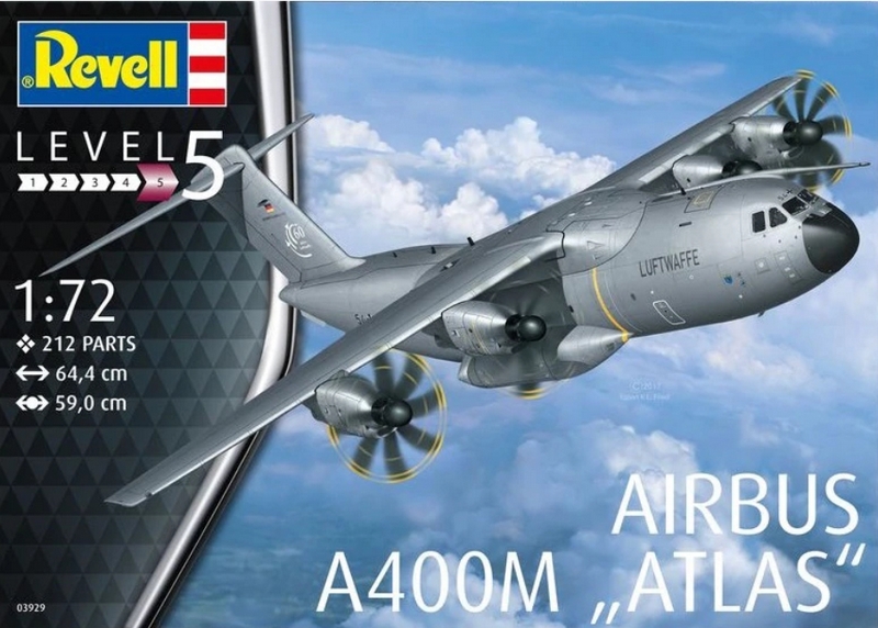 03929  авиация  Airbus A400M Luftwaffe  (1:72)