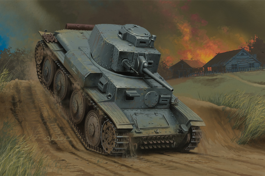 80137  техника и вооружение  German Panzer Kpfw.38(t) Ausf.G   (1:35)