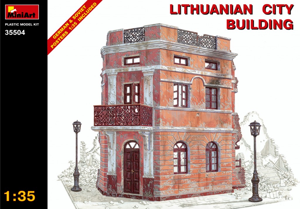 35504  наборы для диорам  LITHUANIAN CITY BUILDING  (1:35)