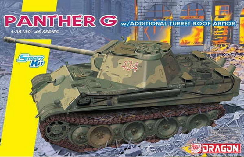 6897  техника и вооружение  Panther G w/ADDITIONAL TURRET ROOF ARMOR  (1:35)