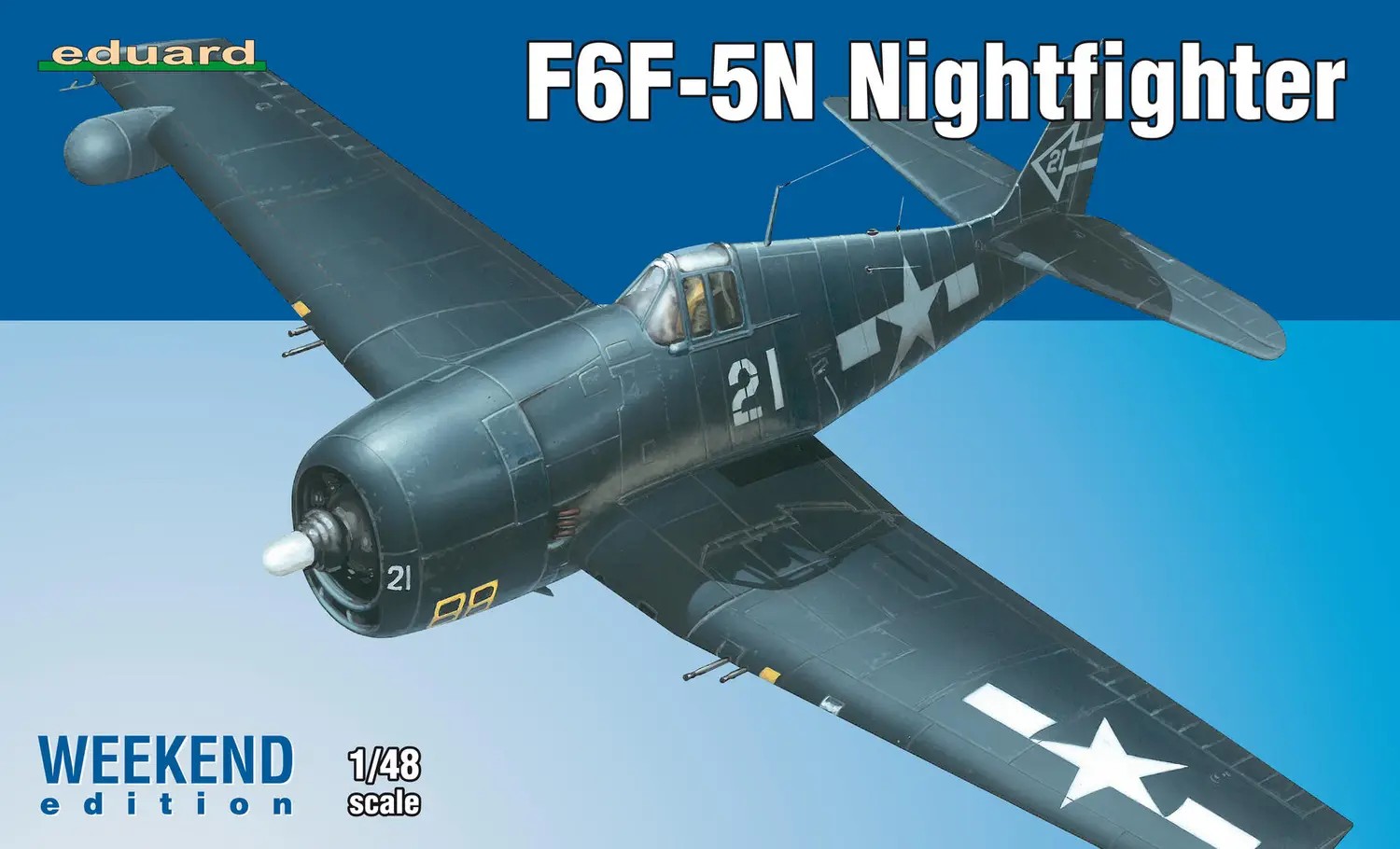 84133  авиация  F6F-5N Nightfighter  (1:48)