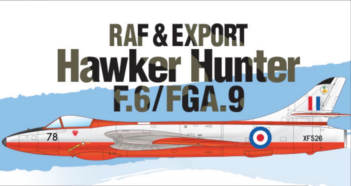 12312  авиация  RAF & Export Hawker Hunter F.6/FGA.9  (1:48)
