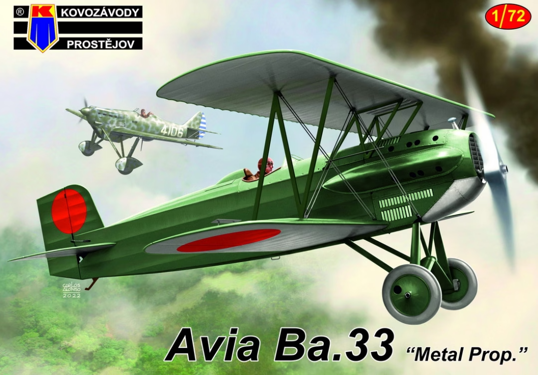KPM0353  авиация  Avia Ba.33 'Metal Prop'  (1:72)