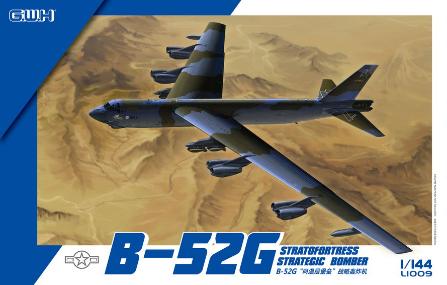 L1009  авиация  B-52G Stratofortress  (1:144)