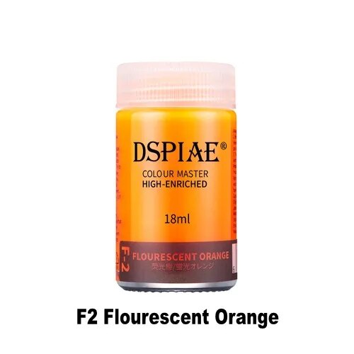 F-2  краска  18мл Flourescent Orange
