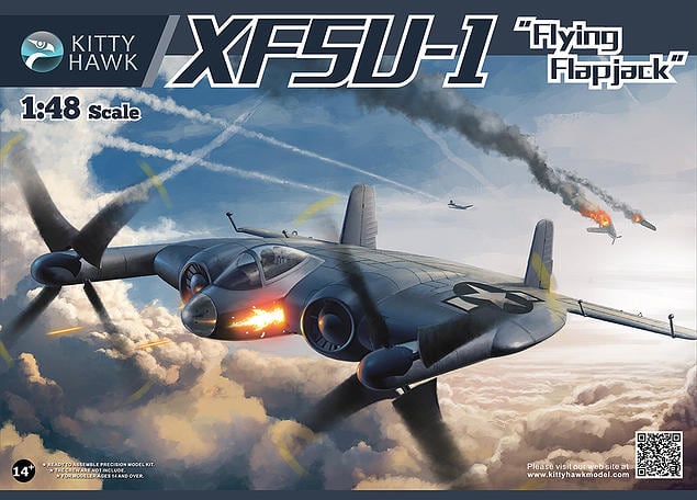 KH80135  авиация  XF5U-1 "Flying Flapjack"  (1:48)