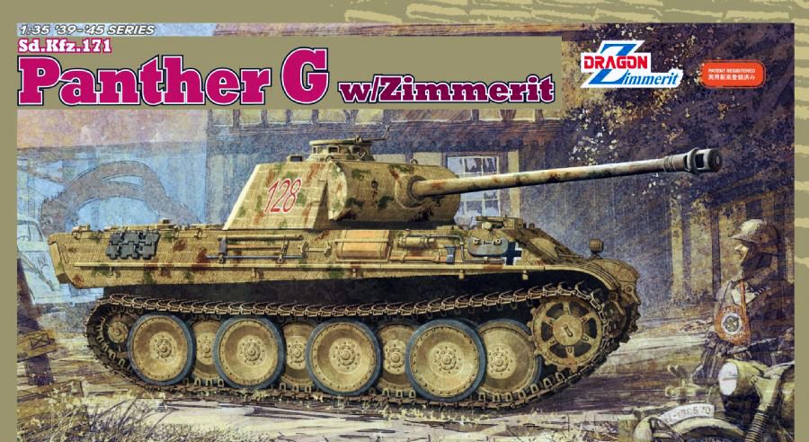 6384  техника и вооружение  Sd.Kfz.171 Panther G w/Zimmerit (1:35)