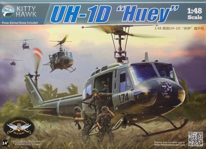 KH80154  авиация  UH-1D Huey  (1:48)