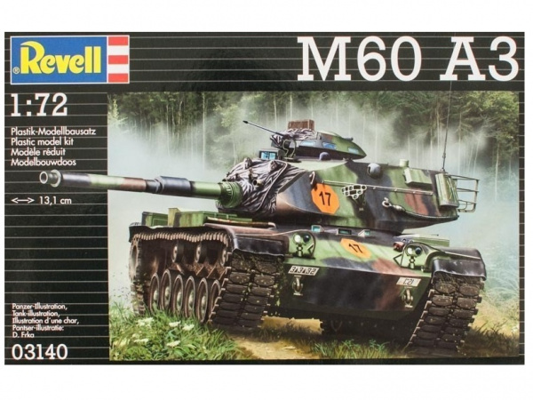 03140  техника и вооружение  M60 A3  (1:72)