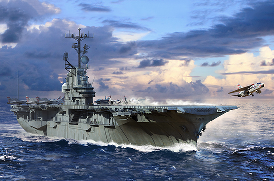 06743  флот  USS Intrepid CVS-11  (1:700)