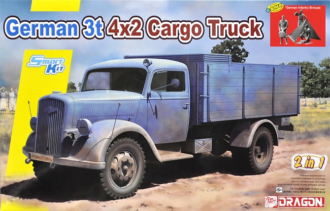 6974  техника и вооружение  German 3t 4x2 Cargo Truck (2 in 1)  (1:35)