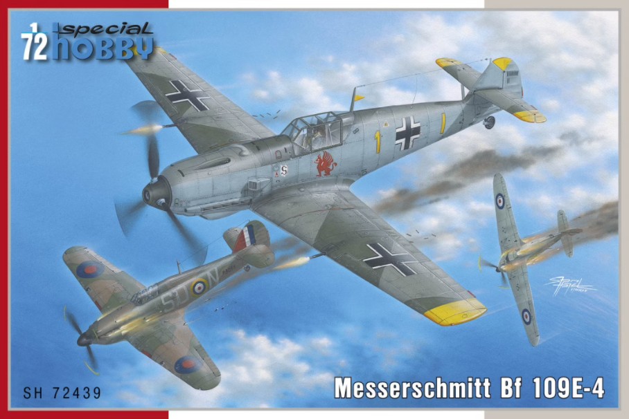 SH72439  авиация  Messerschmitt Bf-109E-4  (1:72)