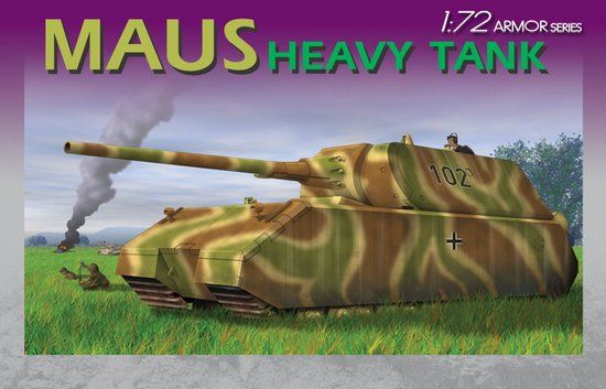 7255  техника и вооружение  "Maus" Heavy Tank (1:72)