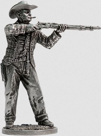 WW-12  миниатюра  Ковбой с ружьем