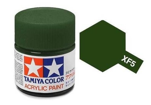 81705  краска  Акрил XF-5 Зеленая матовая
