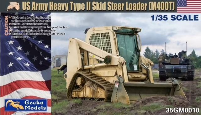 35GM0010  техника и вооружение  US Army Heavy Type II Skid Steer Loader (M400T)  (1:35)