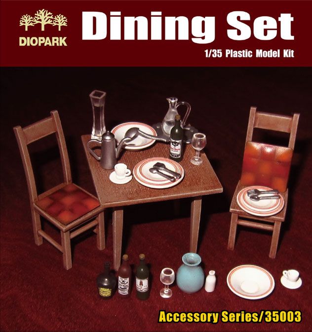 DP35003  наборы для диорам  Dining Set Accessory Series  (1:35)