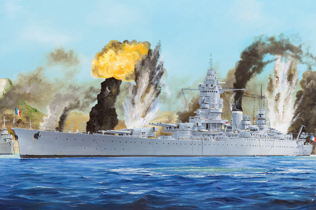 86506  флот  French Navy Dunkerque Battleship  (1:350)