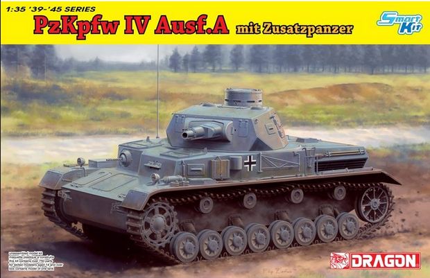 6816  техника и вооружение  Pz.Kpfw.IV Ausf.A mit Zusatzpanzer  (1:35)