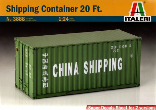3888  автомобили и мотоциклы  Shipping Container 20 Ft.  (1:24)