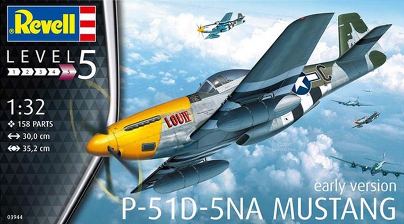 03944  авиация  P-51D Mustang  (1:32)