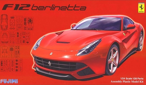 12619  автомобили и мотоциклы  Ferrari F12 berlinetta Deluxe  (1:24)