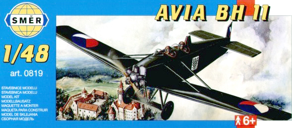 0819  авиация  Avia BH 11 (1:48)
