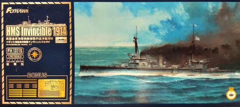 FH1311S  флот  HMS Invincible 1914 Deluxe edition (1:700)