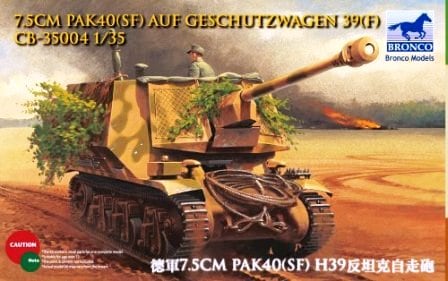 CB35004  техника и вооружение  САУ  7.5cm PaK40(SF) auf Geschutzwagen 39(f) (1:35)