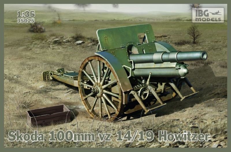 35025IBG  техника и вооружение  Skoda 100mm vz 14/19 Howitzer  (1:35)