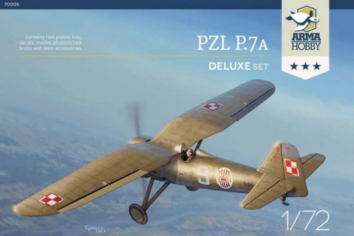 70005  авиация  PZL P.7A Deluxe Set  (1:72)