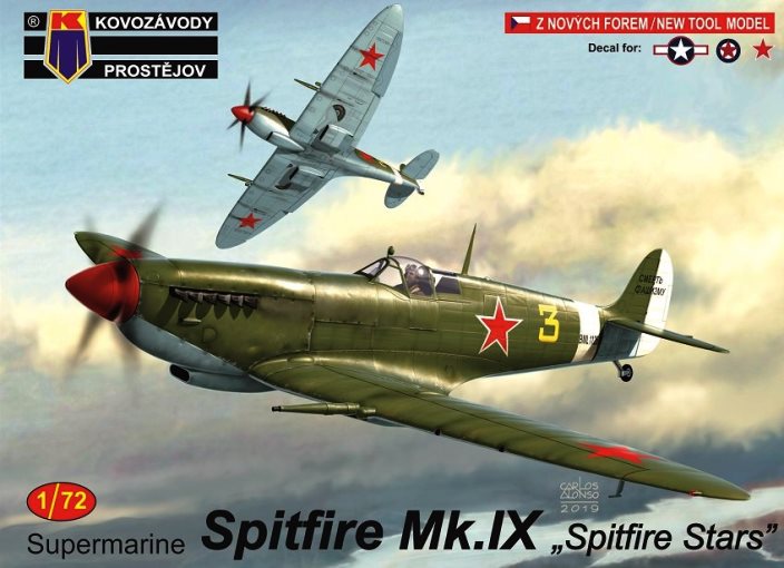 KPM0167  авиация  Supermarine Spitfire Mk.IX 'Spitfire Stars'  (1:72)