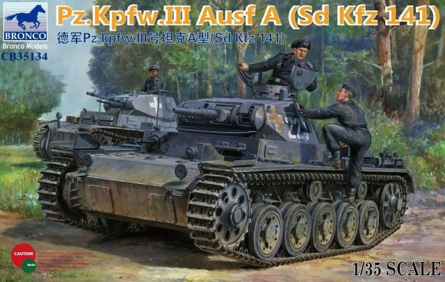 CB35134  техника и вооружение  Pz.Kpfw. III Ausf. A (Sd Kfz 141)  (1:35)