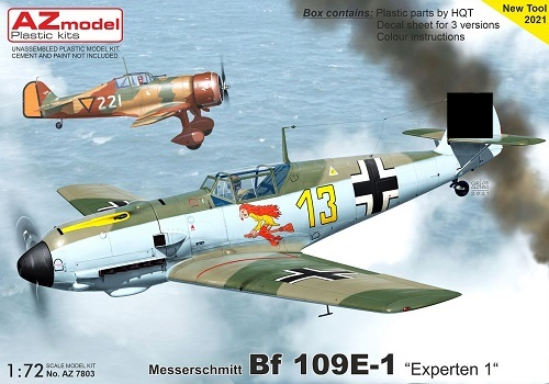 AZ7803  авиация  Bf-109E-1 „Experten 1“  (1:72)