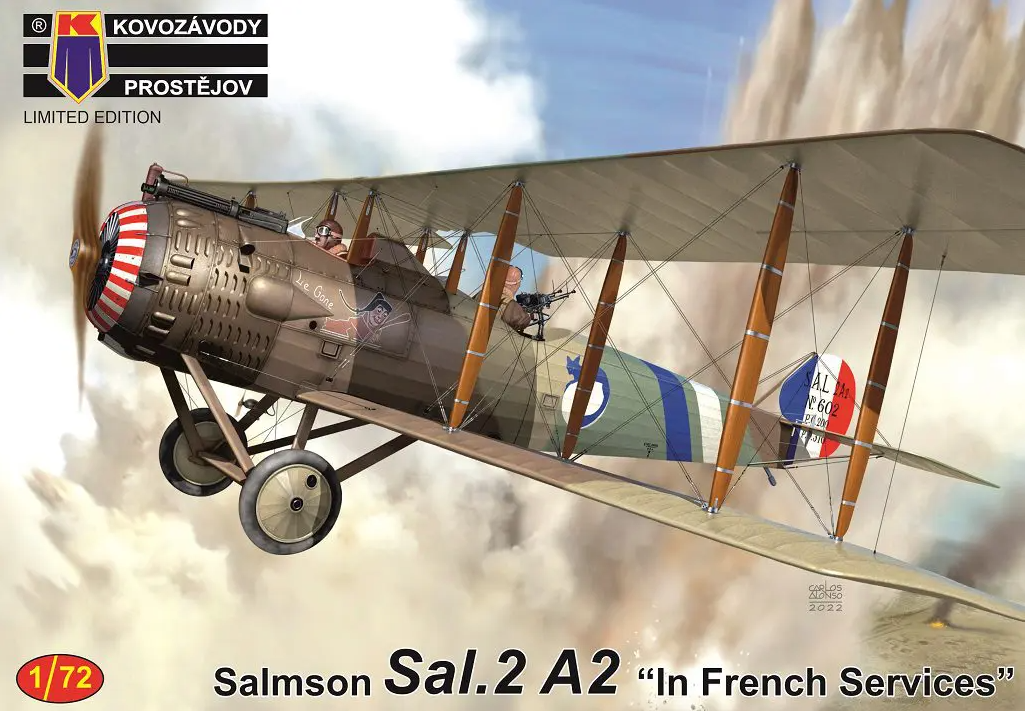 KPM0333  авиация  Salmson Sal.2A2 "In French Services"  (1:72)