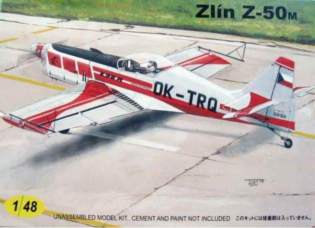 AZ4823  самолёт  Zlin Z-50M  (1:48)