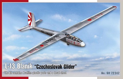 SH72342  авиация  L-13 Blaník "Czechoslovak Glider"  (1:72)