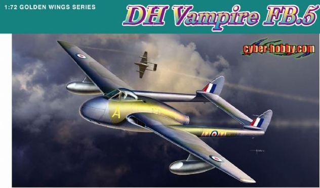 5085  авиация  DH Vampire FB.5  (1:72)