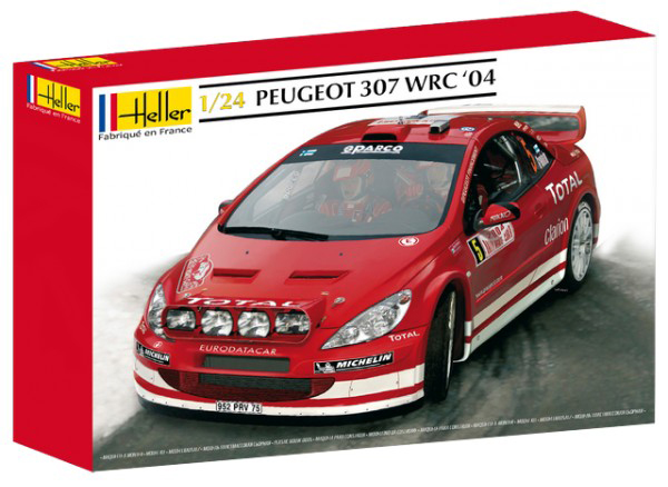 80753  автомобили и мотоциклы  Пежо 307 WRC 04 (1:24)