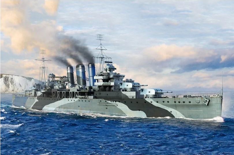 06735  флот  HMS Kent  (1:700)