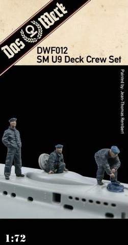 DWF012  фигуры  SM U9 Deck Crew Set  (1:72)